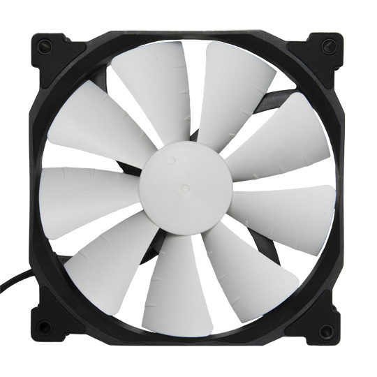 Phanteks PH-F140XP 140mm Black Frame White Blade PWM Fan : image 1