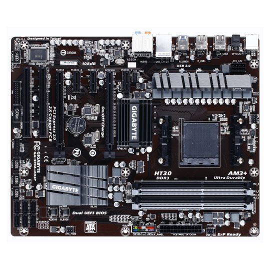 Gigabyte 970A-UD3P ATX Motherboard : image 2