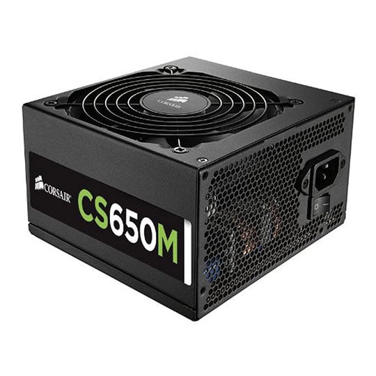 Corsair CS650M 650W Hybrid Modular Power Supply : image 3