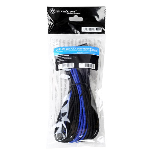 Silverstone 300mm 24-pin to 24-pin Cable - Black/Blue : image 2