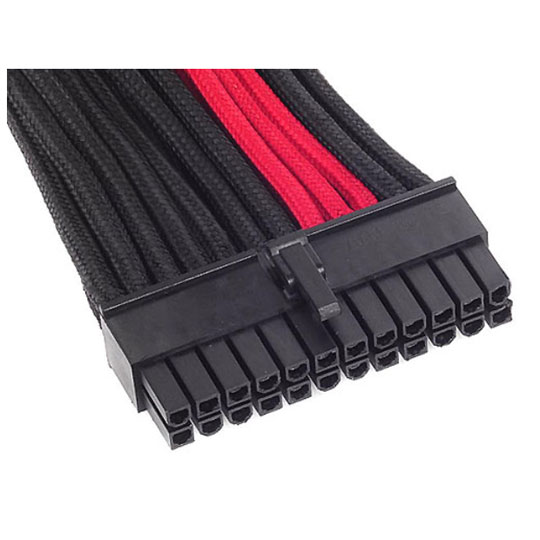 Silverstone PP07-MBBR ATX to MB-24pin Black Red : image 3