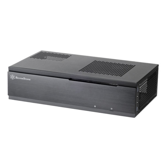 Silverstone Milo Mini ITX Slim HTPC Case Black : image 1