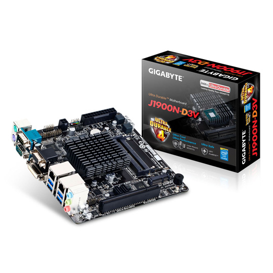 J1900N-D3V Gigabyte Mini-ITX Motherboard with Celeron CPU on board : image 1