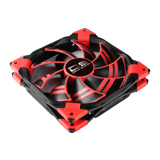 Aerocool DS Edition 12cm Red LED Fan Dual Material/Colour FDB Fan 12.1dBA : image 1