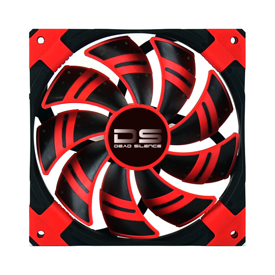 Aerocool DS Edition 12cm Red LED Fan Dual Material/Colour FDB Fan 12.1dBA : image 3