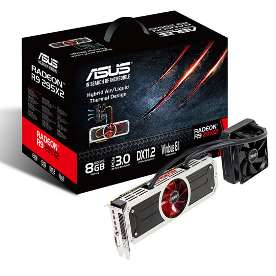ASUS Radeon R9 295 X2 8GB AMD PCI Express Graphics Card LN56847