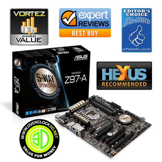 ASUS Z97-A Intel ATX Motherboard : image 1