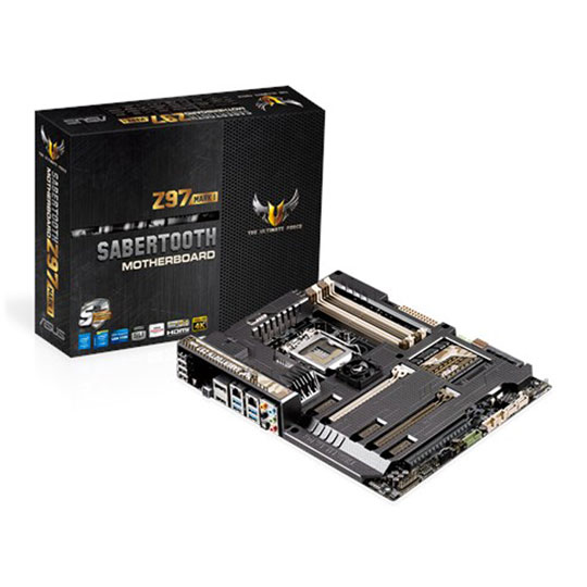 CPU SABERTOOTH Z97 MARK1 intel core i5 4570s ASUS Z97 SABERTOOTH MARK 1 Motherboard LN57089 - SABERTOOTH Z97