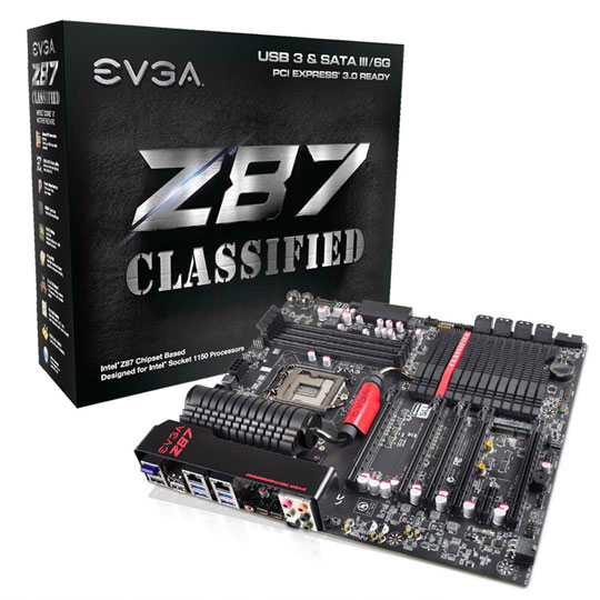 Z87 Classified intell S1150 EVGA Enthusiast E-ATX Motherboard : image 1