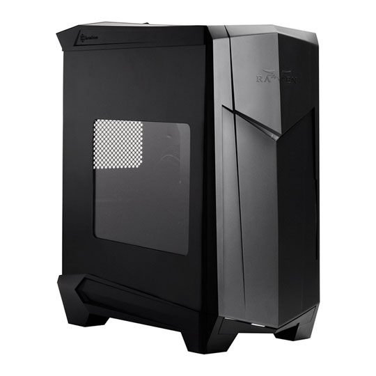 Silverstone Raven Black Mid Tower Windowed PC Gaming Case : image 1