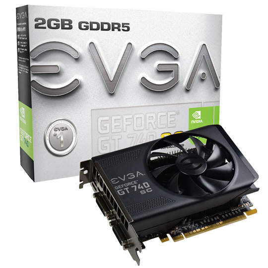 EVGA GeForce GT 740 Superclocked Graphics Card - 2GB : image 1