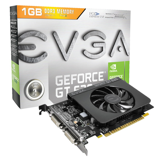 EVGA NVIDIA GT 620 Graphics Card - 1GB : image 1