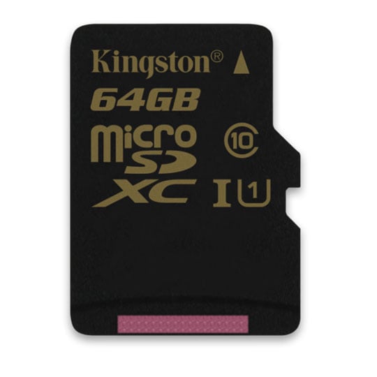 Kingston Ultra High Speed 64GB Class 10 4K Ready Micro SD Memory Card