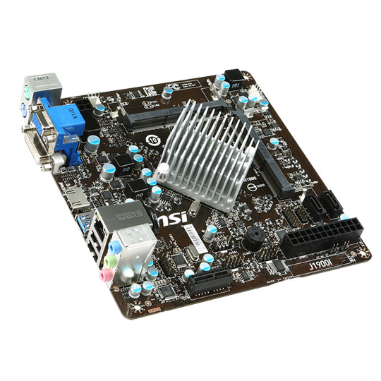 Builtin Quad Core Celeron CPU MSI MiniITX J1900I Motherboard LN58016