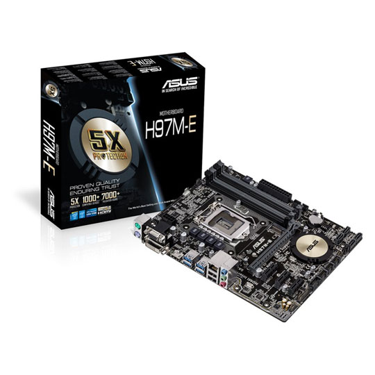 ASUS H97M-E Micro-ATX Motherboard : image 1