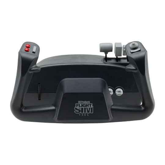 Flight Sim Yoke with builtin Throttle controls for PC fr om CH