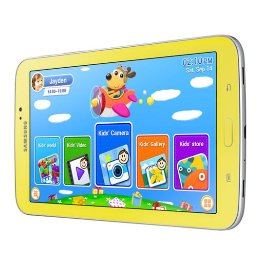 キッズタブレット 8.4インチ Android13 9GB 128GB イエロー Samsung Galaxy Tab3 Kids 7