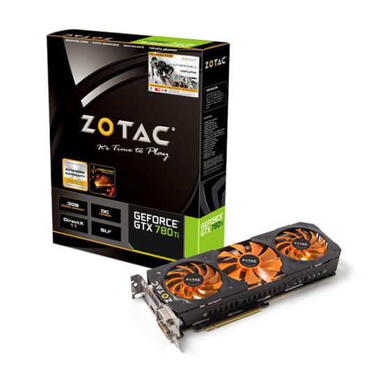 ZOTAC GTX780Ti OC GHz Edition 3GB Nvidia PCI Express Graphics Card Splinter Cell : image 1