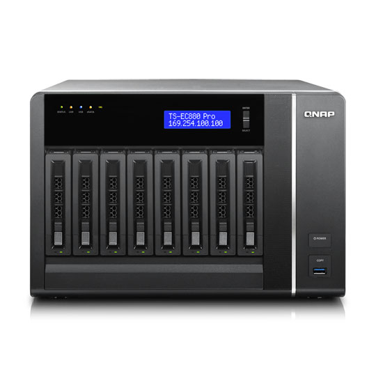 Qnap 8 Bay Desktop Expandable Business Class NAS Solution : image 2