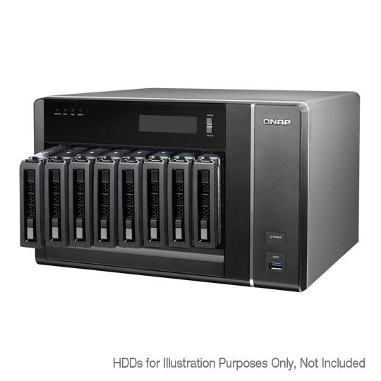 Qnap 8 Bay Desktop Expandable Business Class NAS Solution : image 3