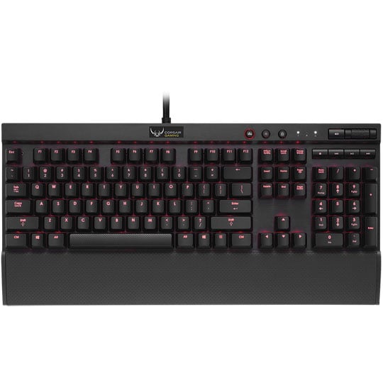 Corsair Gaming CG K70 Cherry MX Red Mechanical Gaming Keyboard - Black : image 3