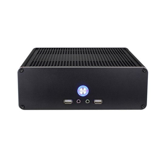Powercool K3i Mini-ITX Black Aluminium Chassis with 120W PSU VESA READY : image 2