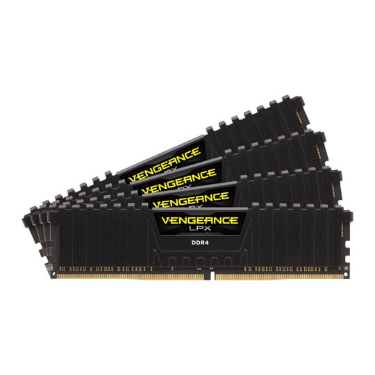 Corsair Vengeance LPX Black 16GB DDR4 2666 MHz 16-18-18-35  XMP 2.0 Quad Channel Desktop : image 2