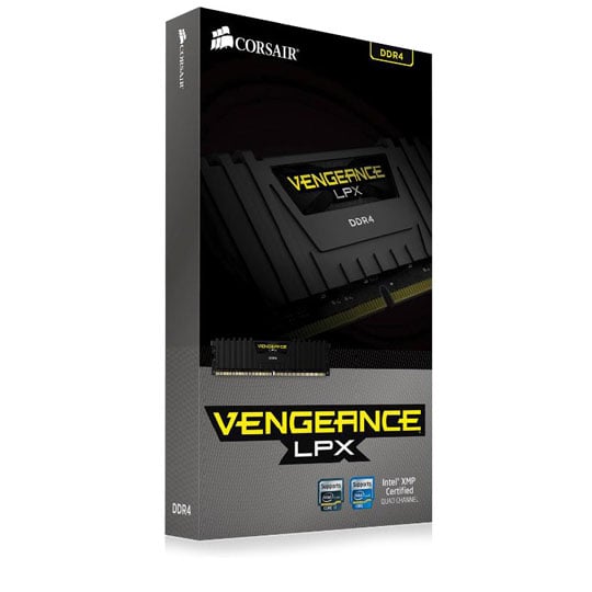 Corsair Vengeance LPX Black 16GB DDR4 2666 MHz 16-18-18-35  XMP 2.0 Quad Channel Desktop : image 4