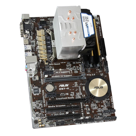 3XS Overclocked Bundle Z97 OC5, Intel Pentium G3258 @ 4.4GHz, ASUS Z97-K, 8GB Corsair DDR3 Arctic Fr : image 1