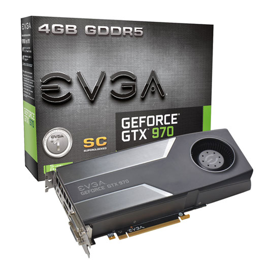 EVGA NVIDIA GTX 970 SC GAMING Graphics Card - 4GB : image 1