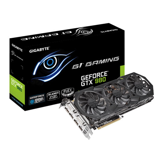 Gigabyte NVIDIA GTX 980 G1 Gaming Graphics Card - 4GB : image 1