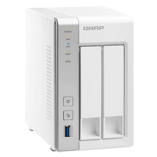 QNAP TS-231 2 Bay All In One NAS Gigabit LAN, USB 3.0 : image 1