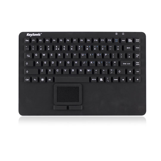 Silicone rubber waterproof keyboard With Touchpad from Keysonic KSK-5230 IN : image 2