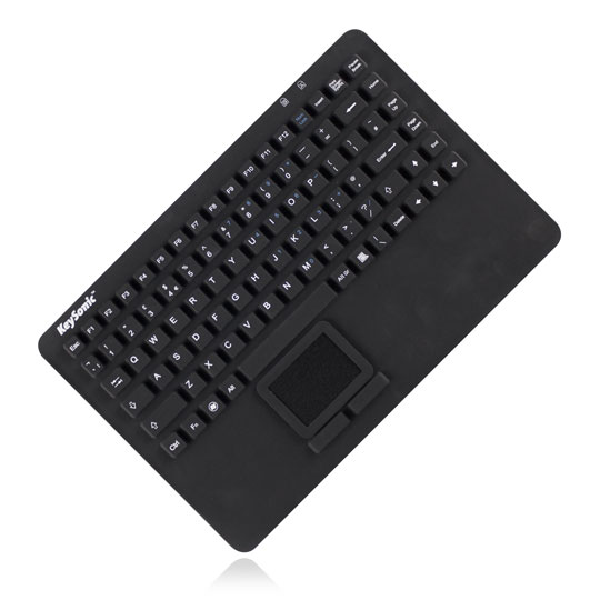 Silicone rubber waterproof keyboard With Touchpad from Keysonic KSK-5230 IN : image 3