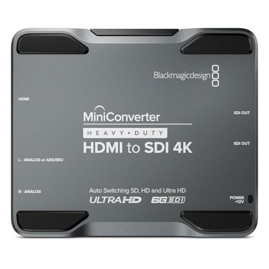 Mini Converter Heavy Duty HDMI to SDI 4K Blackmagic LN60578 - BMD ...