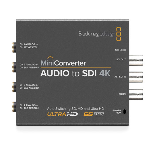 Mini Converter Audio to SDI 4K Blackmagic Design