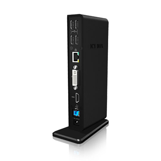 Icy Box IB-DK2241AC Multi Docking Station for Notebooks and PCs USB3 Icy Box