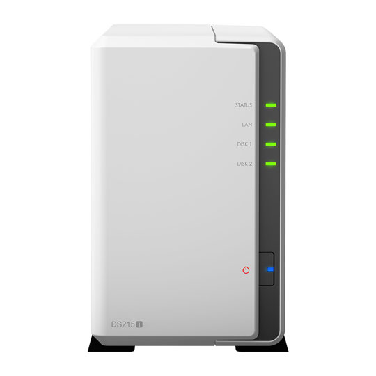 Dual Hard Drive Bay USB 3 + Ethernet Synology DiskStation NAS 