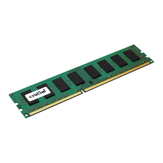Crucial ECC Unbuffered DDR3 GB 1600 MHz UDIMM Server RAM Memory - Technical View