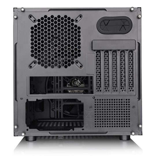 Thermaltake Core V21 Compact Cube Black Windowed Micro ATX Gaming Case : image 4