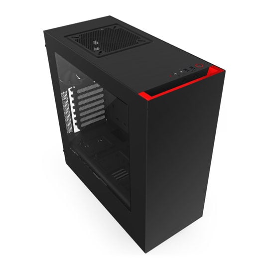 NZXT Source 340 Black/Red Mid Tower Case : image 1