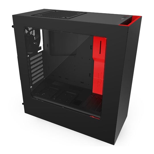 NZXT Source 340 Black/Red Mid Tower Case : image 2