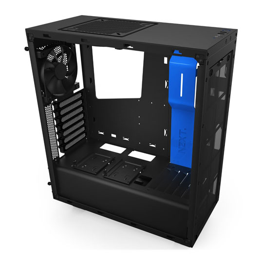 NZXT Source 340 Black/Blue Mid Tower Case : image 4