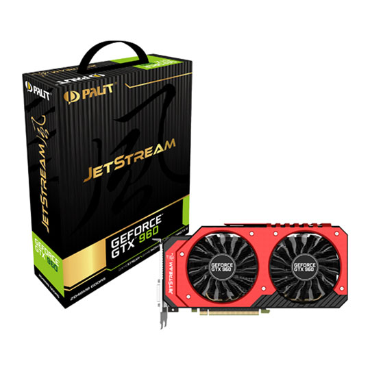 Palit GeForce GTX 960 Jetstream Graphics Card - 2GB : image 1