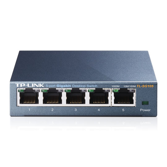 TP-LINK SG105 5-Port Gigabit Desktop/Wall Mount Switch