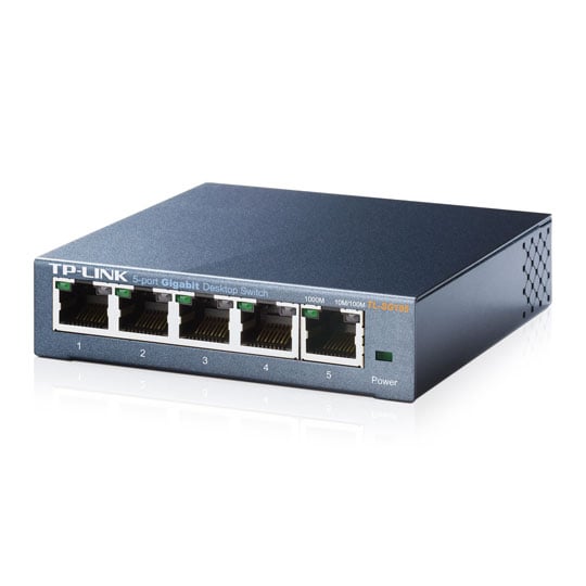 TP-LINK SG105 5-Port Gigabit Desktop/Wall Mount Switch : image 3
