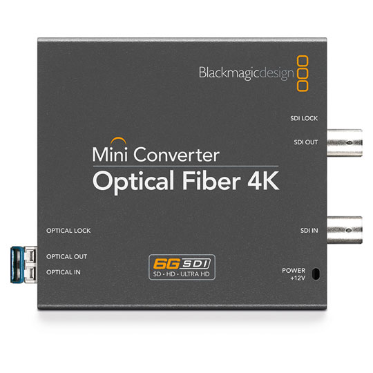 BLACKMAGIC Mini Converter Optical Fiber 4K : image 2
