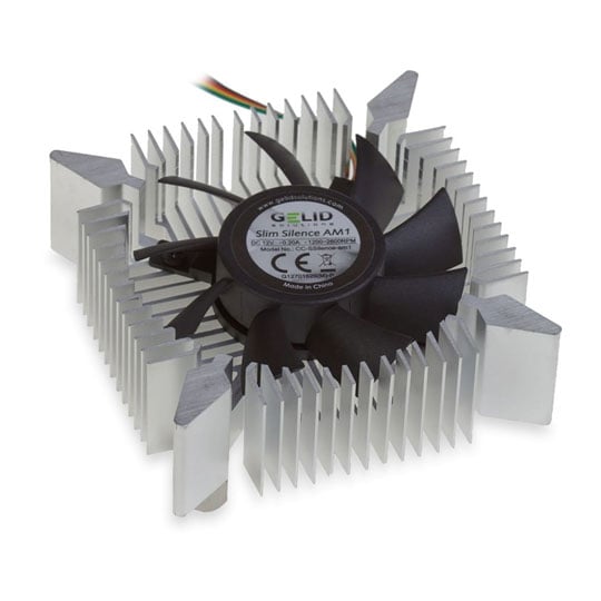 Slim Ultra Silent Gelid AMD AM1 CPU Cooler : image 1