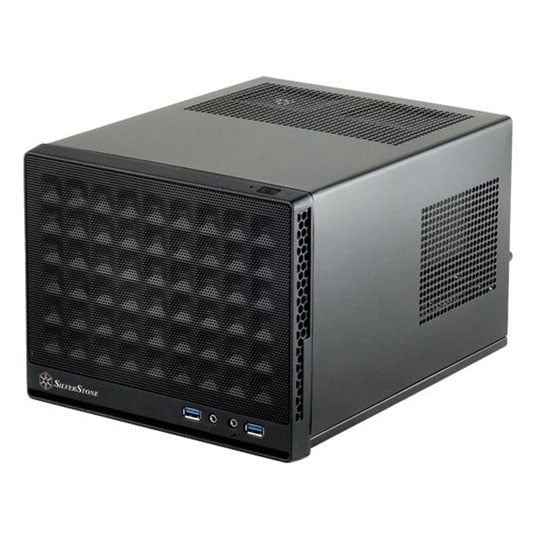Silverstone Sugo SG13B mini-ITX Cube Case Black
