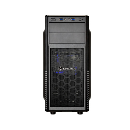 Silverstone Black Precision PS11B-W Mid Tower PC Case : image 2